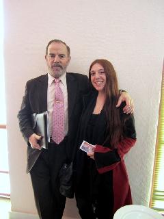 Gloria Morán Mayo con el gran Eduardo Naranjo